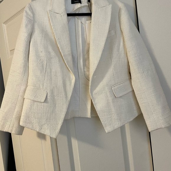 Theory Blazer - 8 - Brince - Warm Ivory - Picture 3 of 5